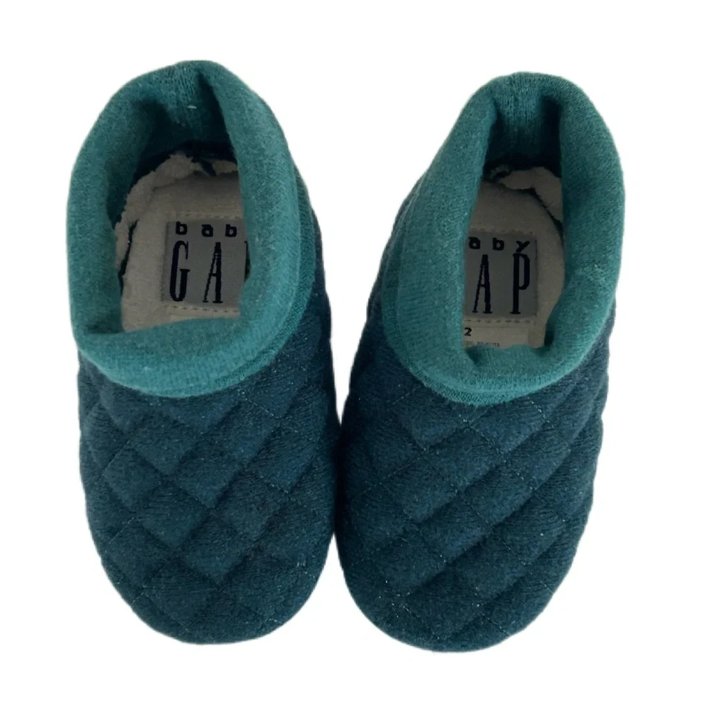 🦋 5/$25 - Vintage Baby Gap Boots in Teal - Size 2 - NWT